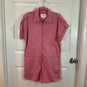 Pistola Meg Romper Zip Front Flamingo Pink Size Medium